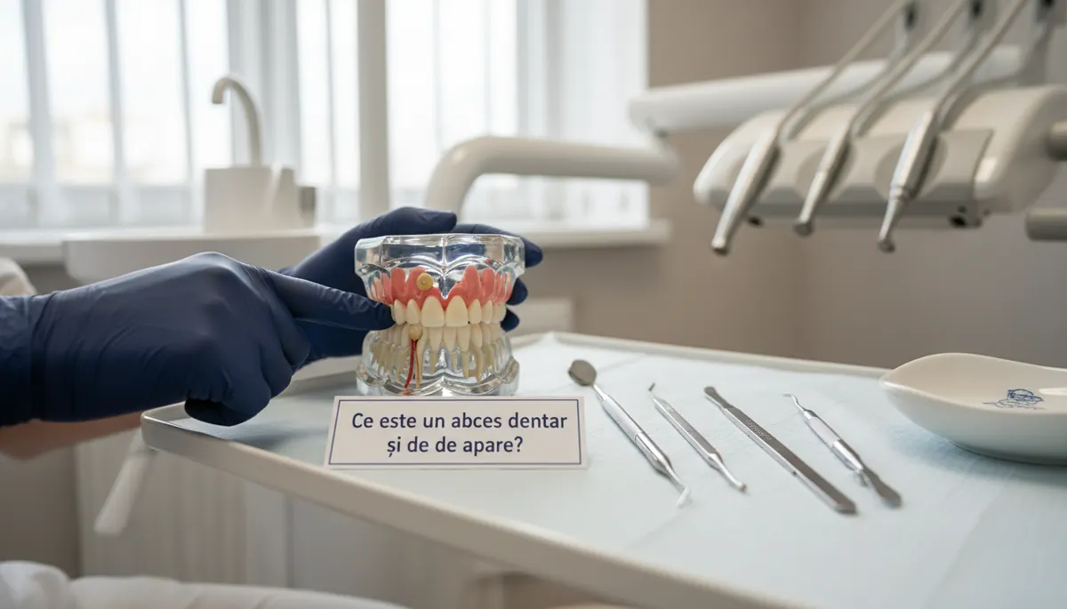 Examinare stomatologică pentru abces dentar 