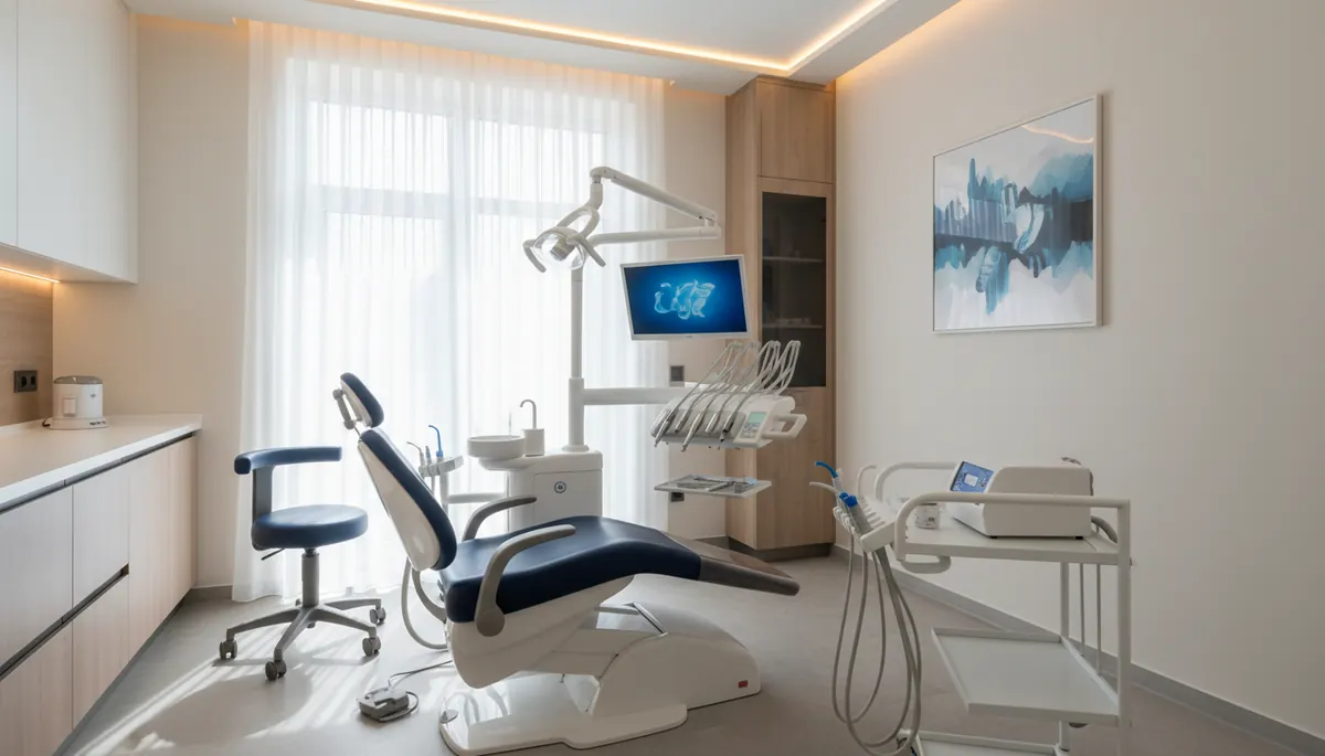 Cabinet de profilaxie dentara pregatit pentru consultatie halitoza 