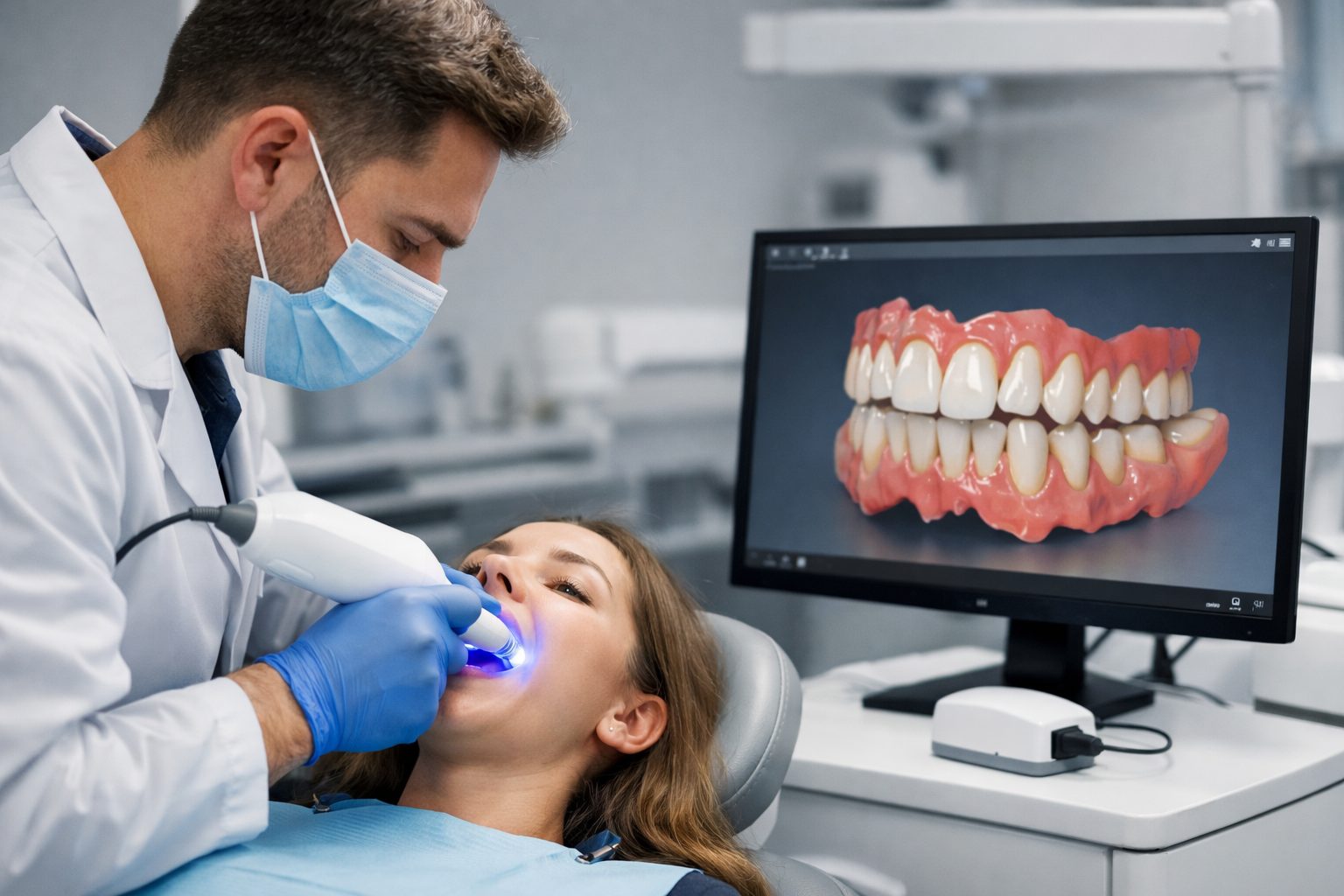 Scanare digitala intraorala Iasi Anghele Dental Clinic